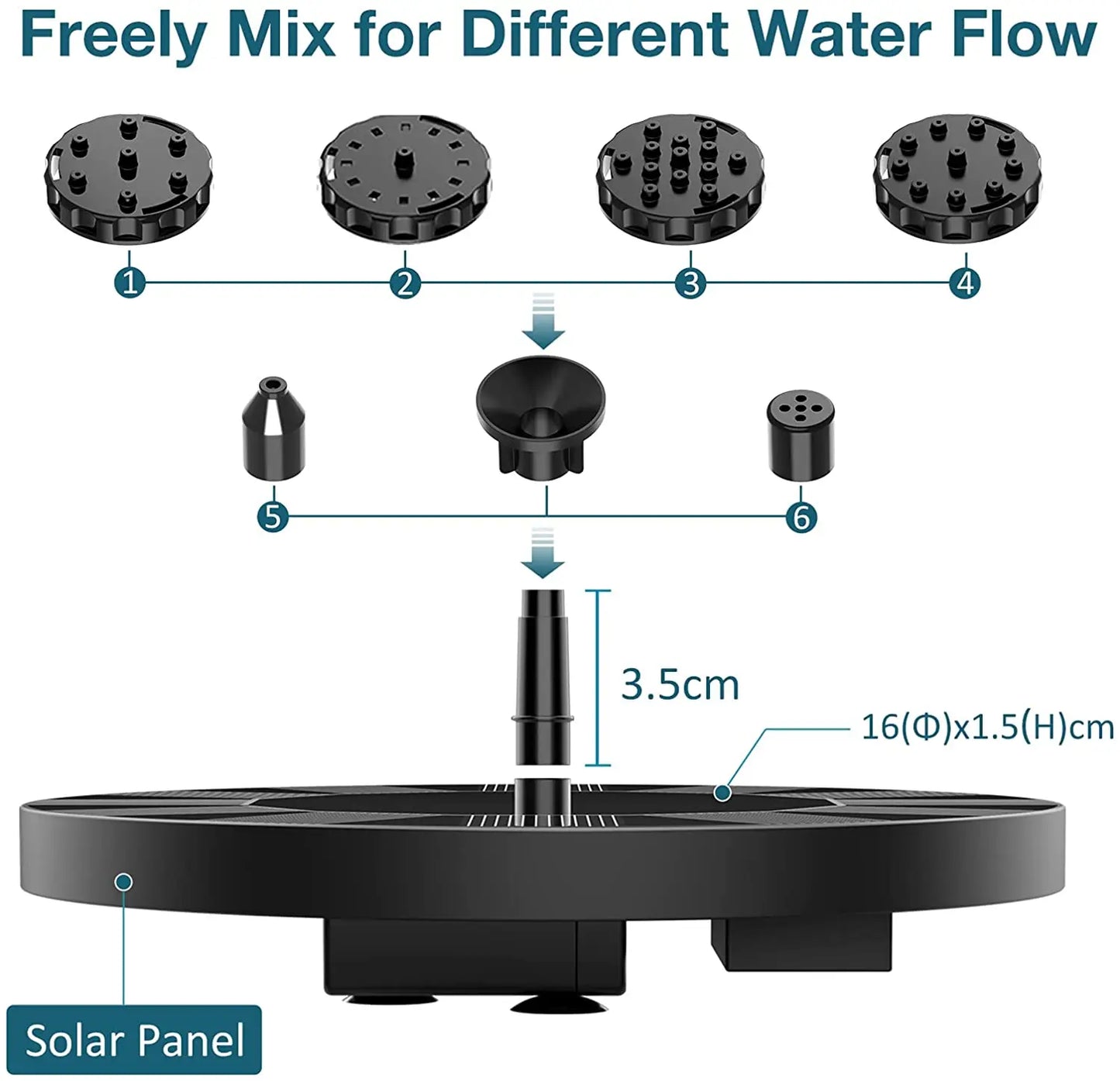 Solar Serenity Fountain